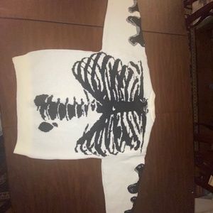 Never Worn / Aelfric Eden Vintage Skeleton Print Knitted Sweater. Size: Large